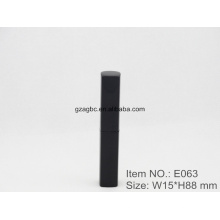 Delgado e elegante batom caneta de alumínio em forma de tubo E063, copo tamanho 8,5 mm, cor personalizada